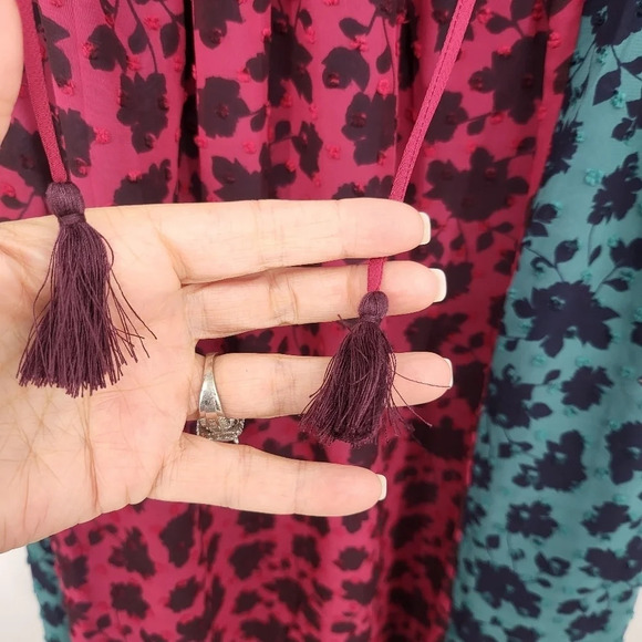 Matilda Jane The Little Party Dress High Low Long Sleeves Velvet & Tassel Small - Picture 3 of 14